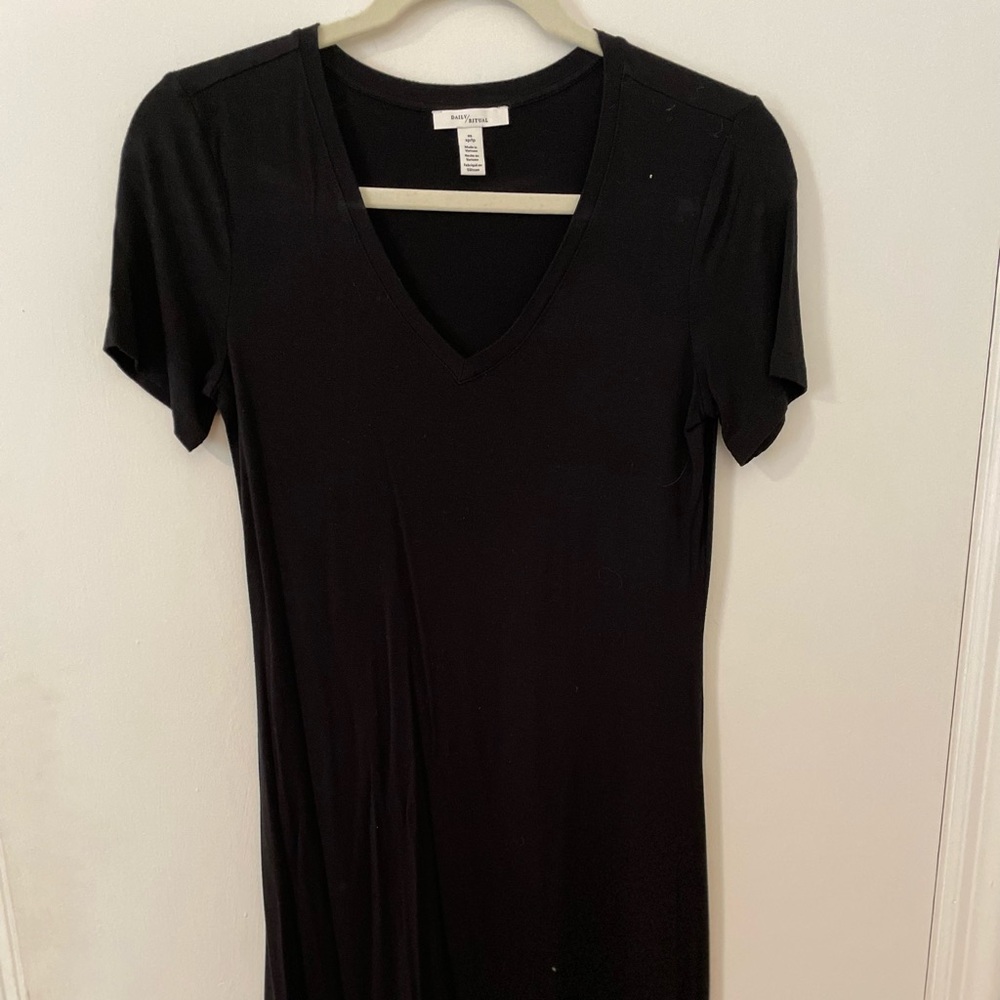 Daily Ritual Black Tshirt Dress